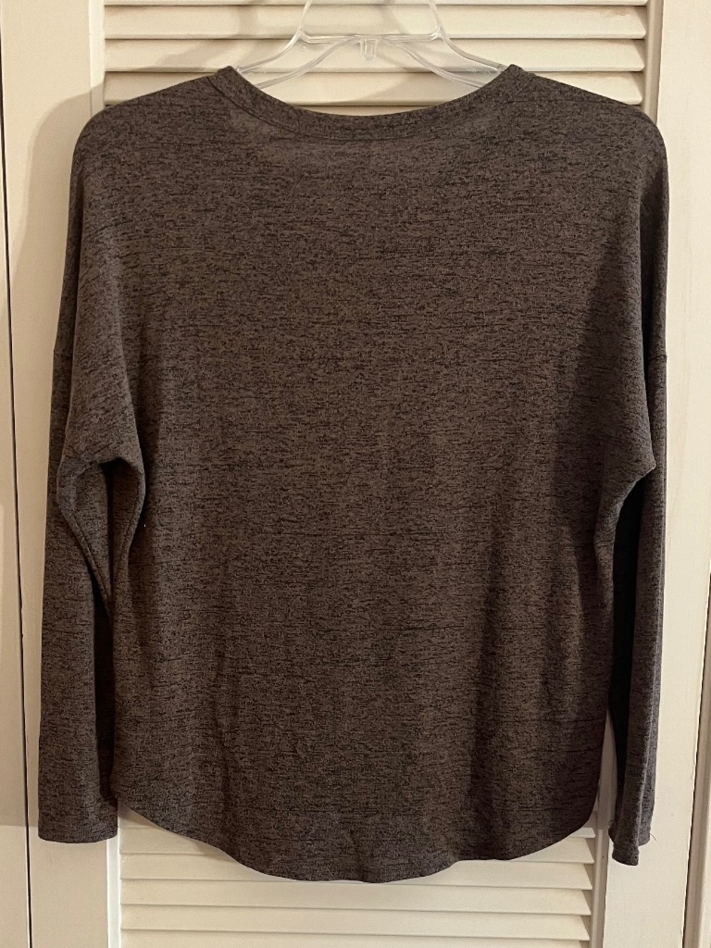 Natural Life Black and Brown Marled Lightweight Tee Size Medium - Picture 2 of 6